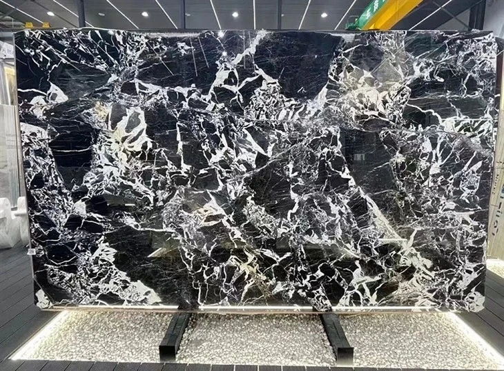 Napoleon black marble slab
