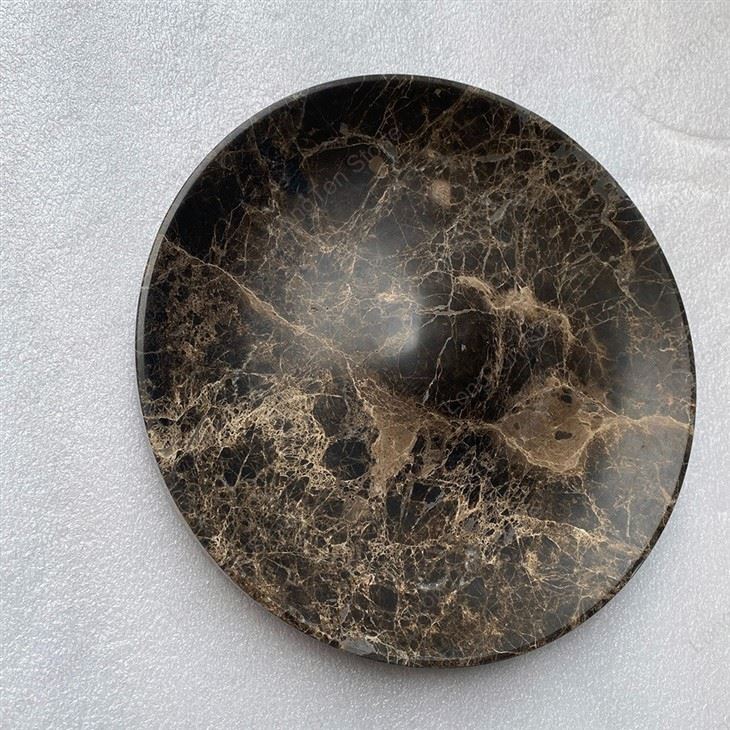 Emperador dark marble tray